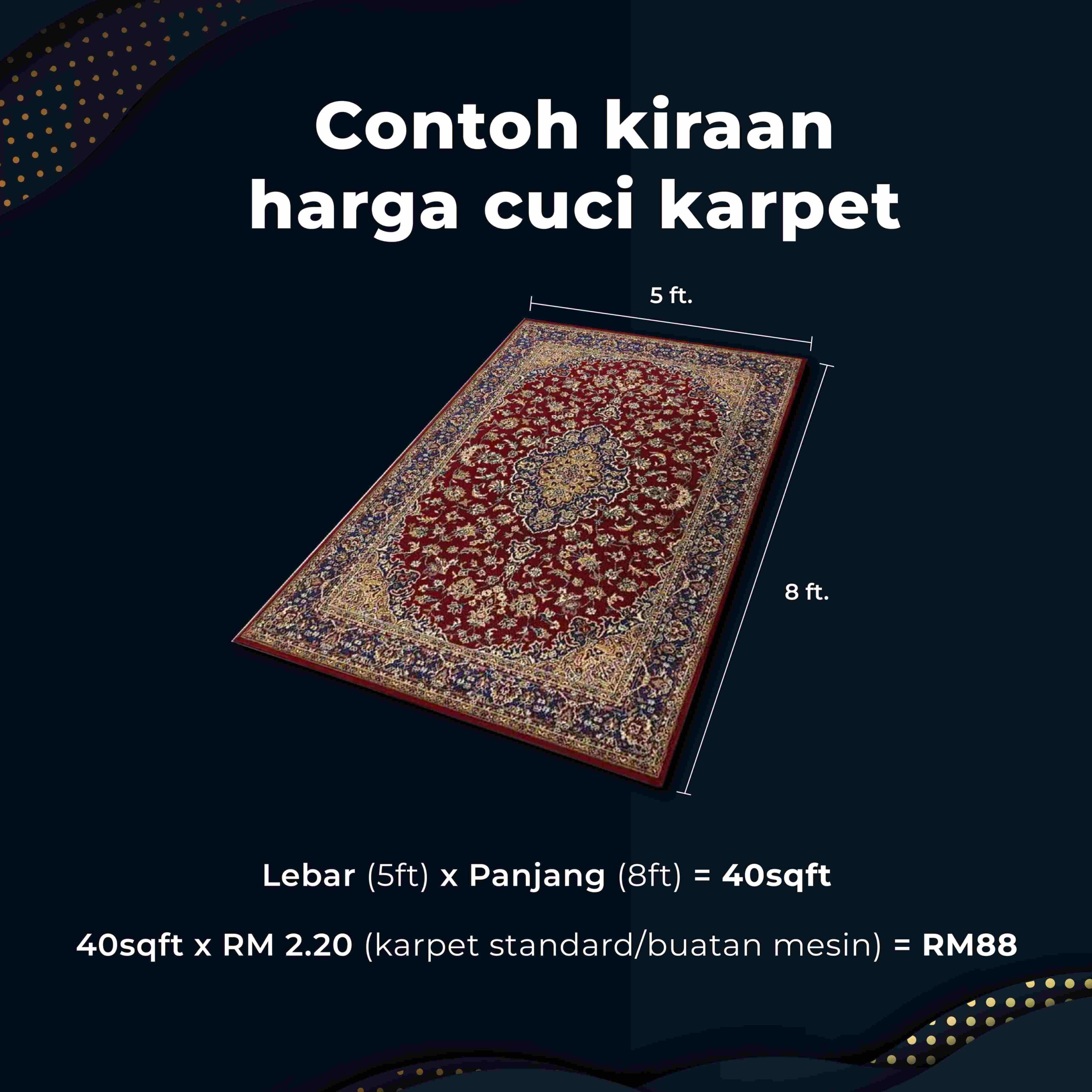 Cara Kiraan Karpet